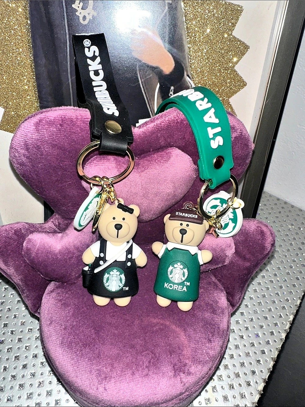 Starbucks Korea Bearista Keychain NWOT - Pick ONE!